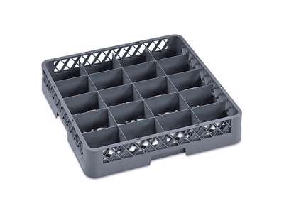 Diskbricka för glas/koppar 20 rum grå