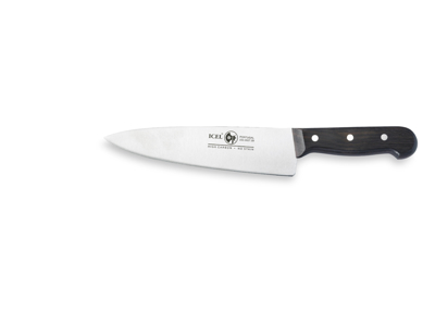 Kockkniv - Rostfritt stål - Trähandtag - 20 cm - 200 g