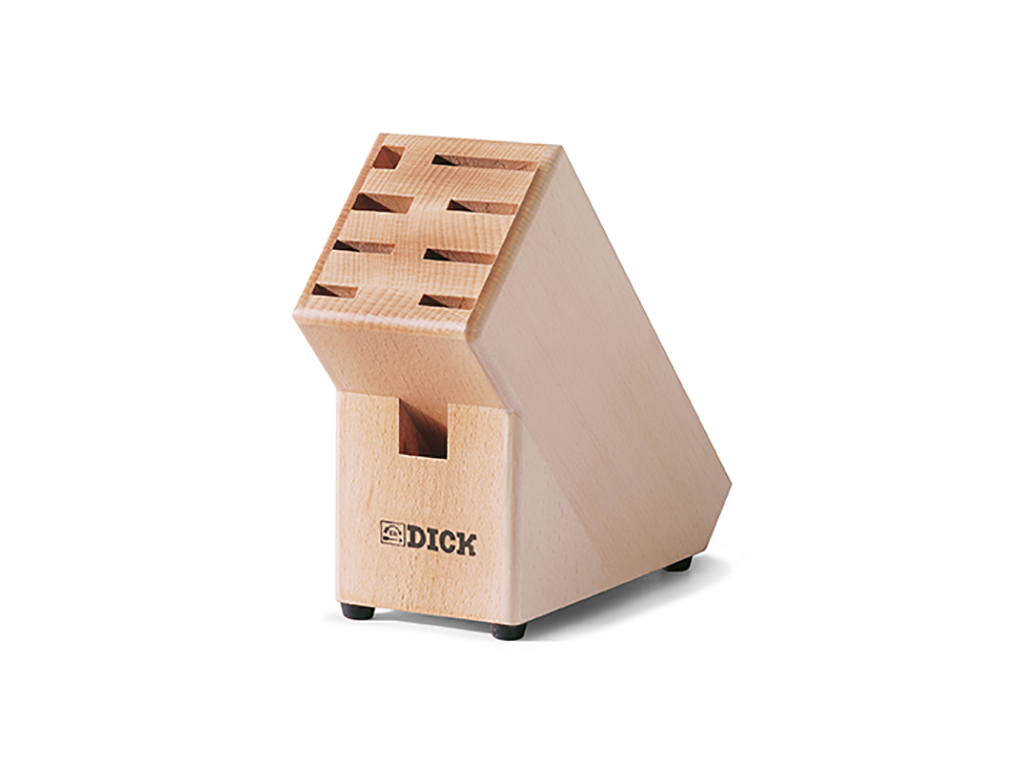 Knivblock utan innehåll, 9 fack, F. Dick