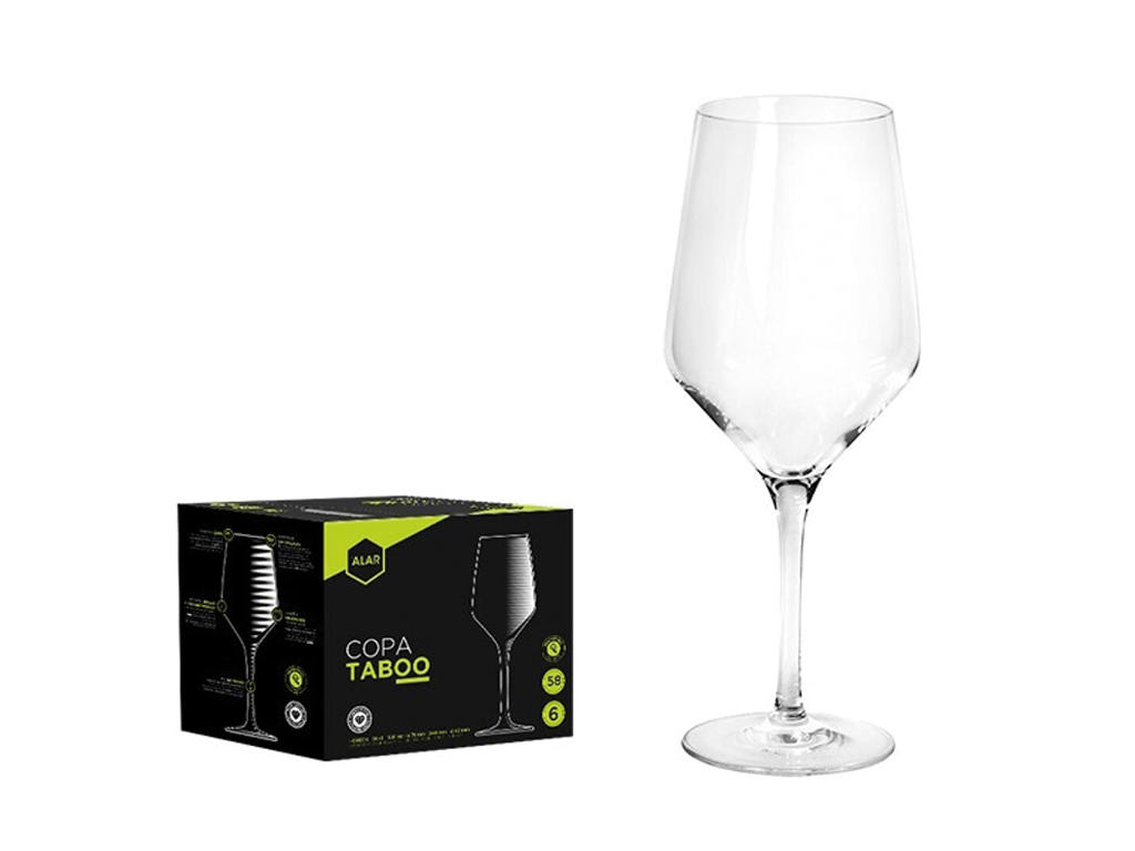 Glas Rödvin 58 cl Taboo