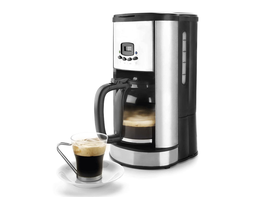 Kaffemaskin 1,5L m/filter och tidsinställning