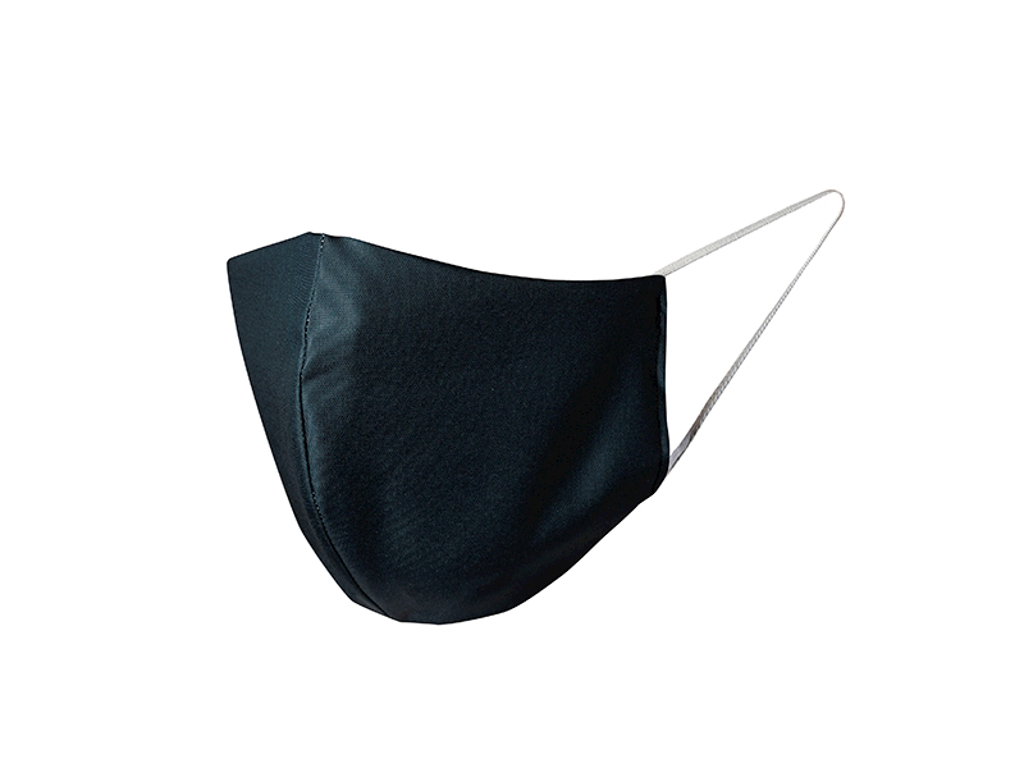 Munnbind Mörkgrå L 25x15