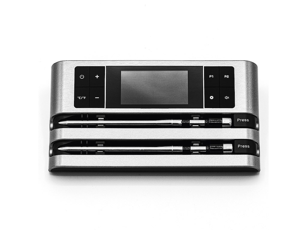 Termometer Trådlös 2 Prober App Styrning