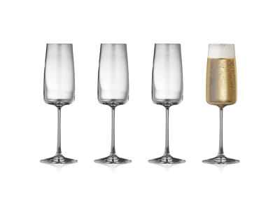 Glas Champagne Zero 30 cl 4 st.