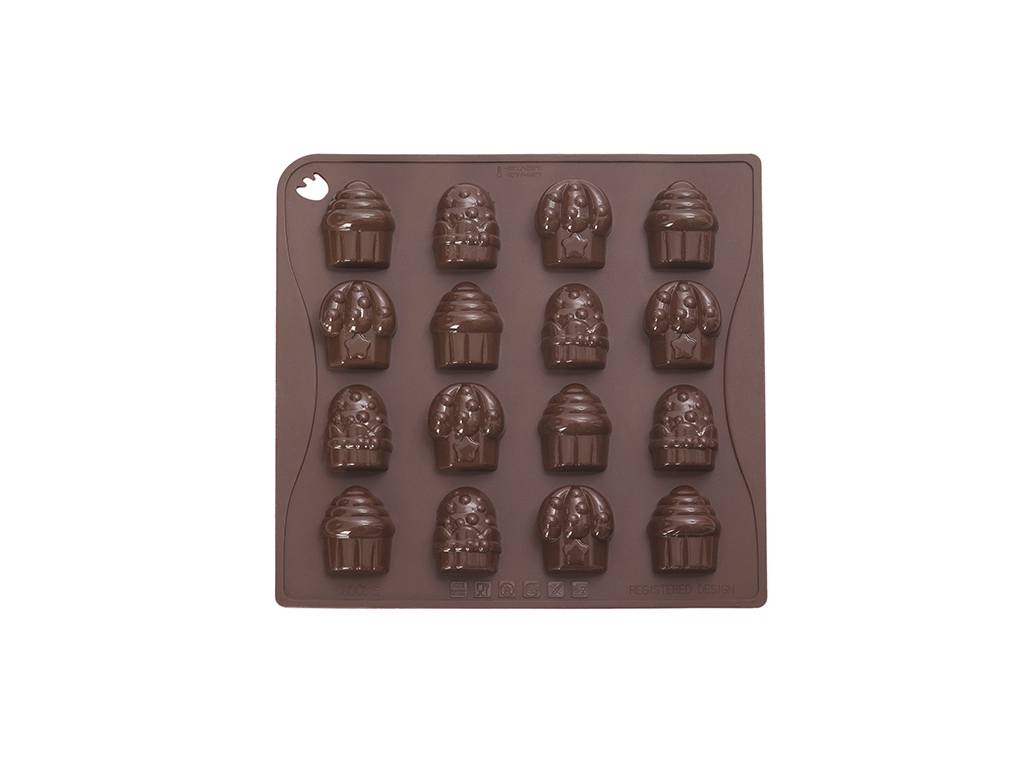 Chokladform brun Cupcake