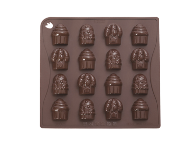 Chokladform brun Cupcake