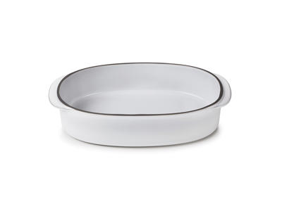 Fat Oval 26x18,5 cm Vit Caractere Culinaire