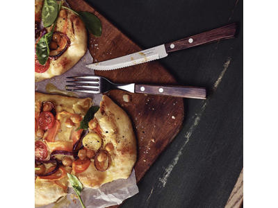 Steakkniv Brun i Polywood 210 mm