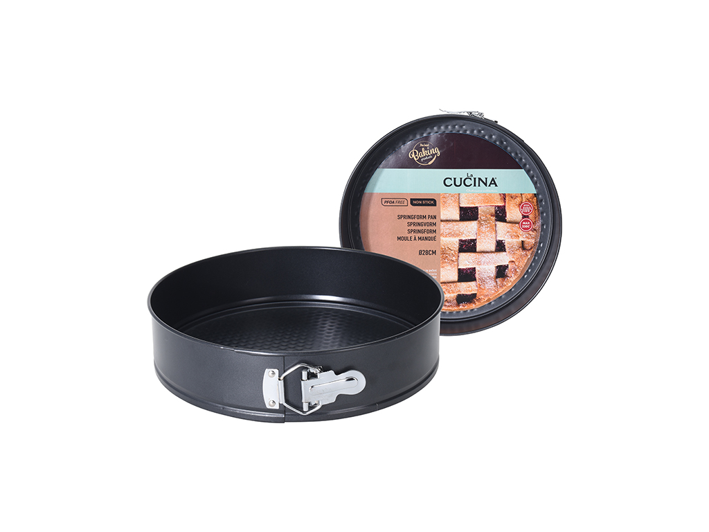 Springform 28 cm non stick höjd 7 cm