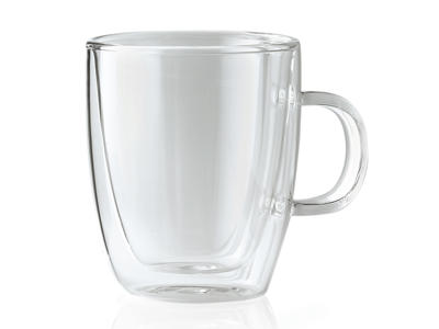 Glas m/hank 36cl Dubbeltväggad 2st Loun