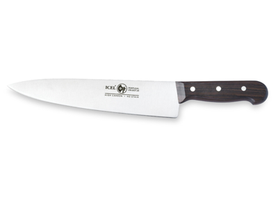 Kockkniv - Rostfritt stål - Rosenträ - 26cm - 55HrC - 240g