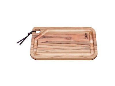 Skärbräda Teak 33x20x1,8 m. ränna och hål