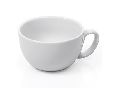 Kopp Caffe Latte 350 ml Ø11 cm Vit