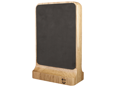 Knivblock för 8 knivar Vit Ek