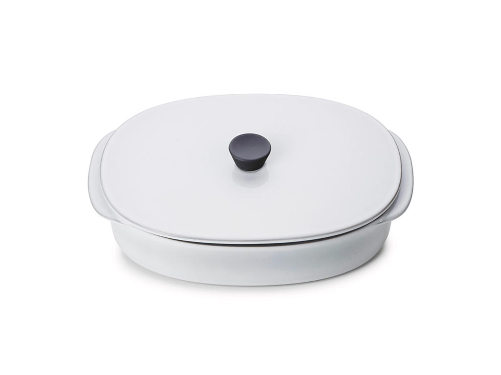 Fat m. lock 26x18,5 cm Vit Caractere Culinaire