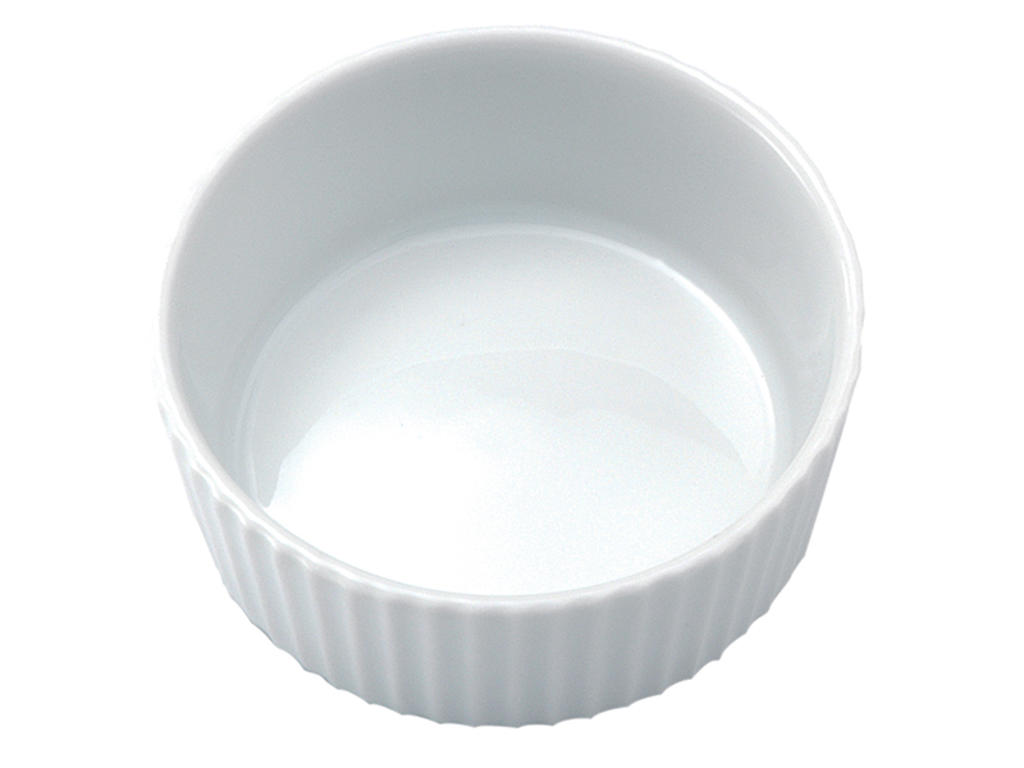 Ramekin 6x2,5 cm 3 cl Vit Miniatyrer