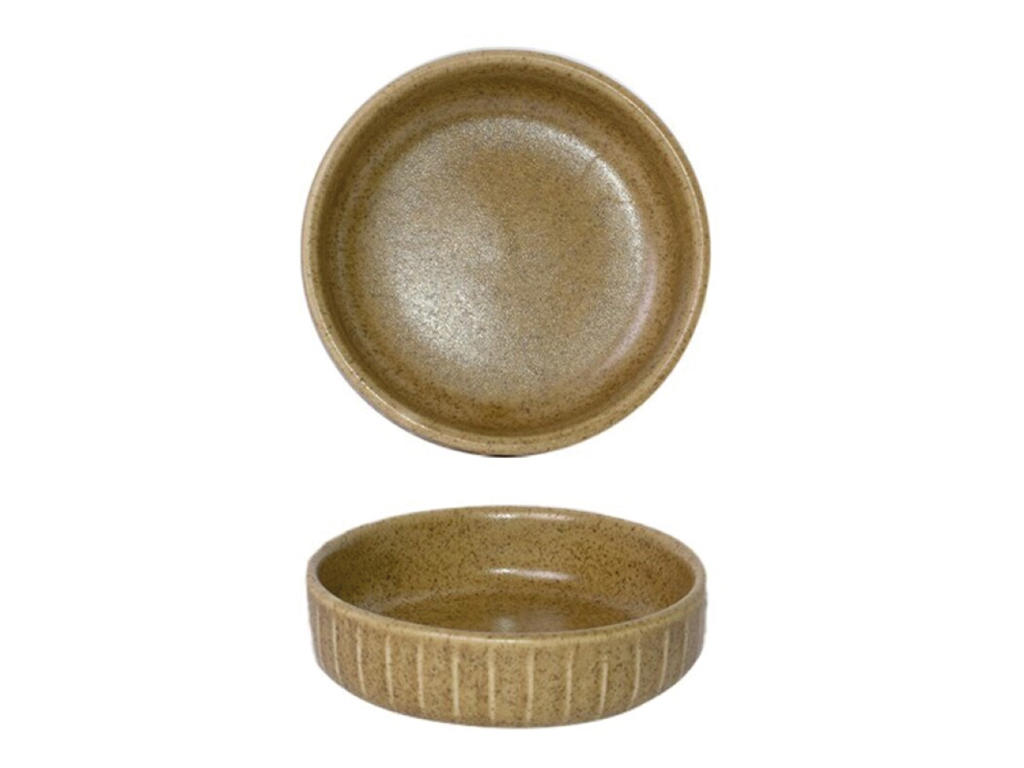 Skål Låg Ø13 cm Brun Gordion