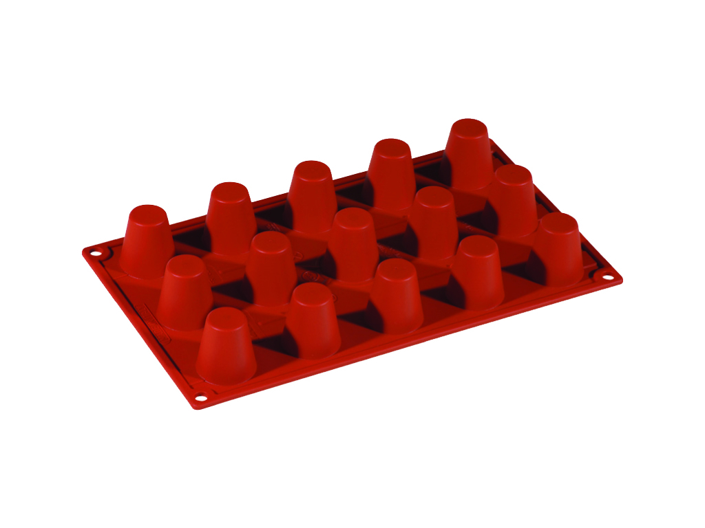 Bakform Silikon 1/3 GN, 15 koner