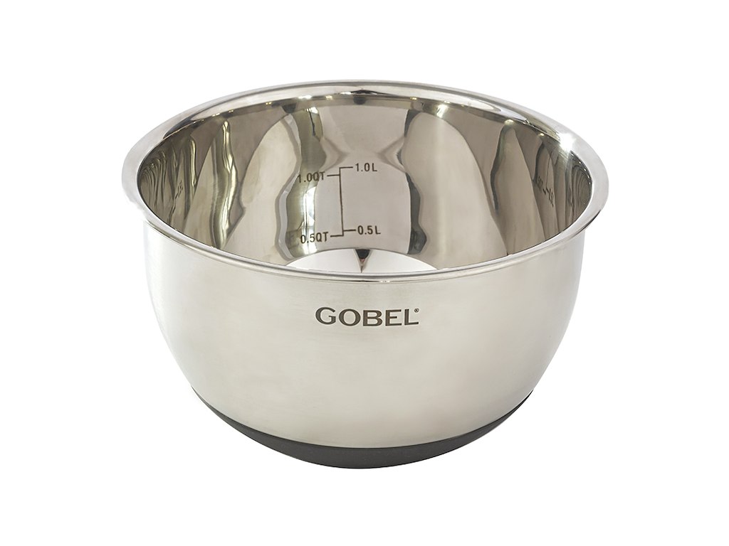 Vispskål RF m/silikonbotten Ø16cm