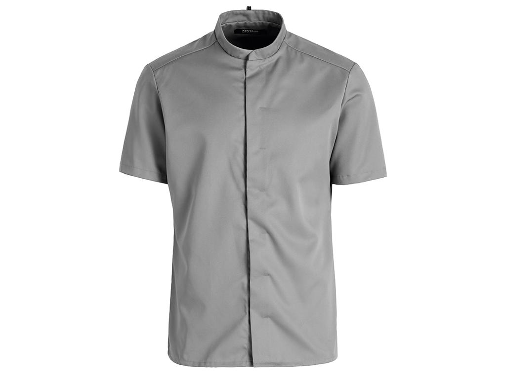 Kockjacka Kort TENCEL Lyocell Grå