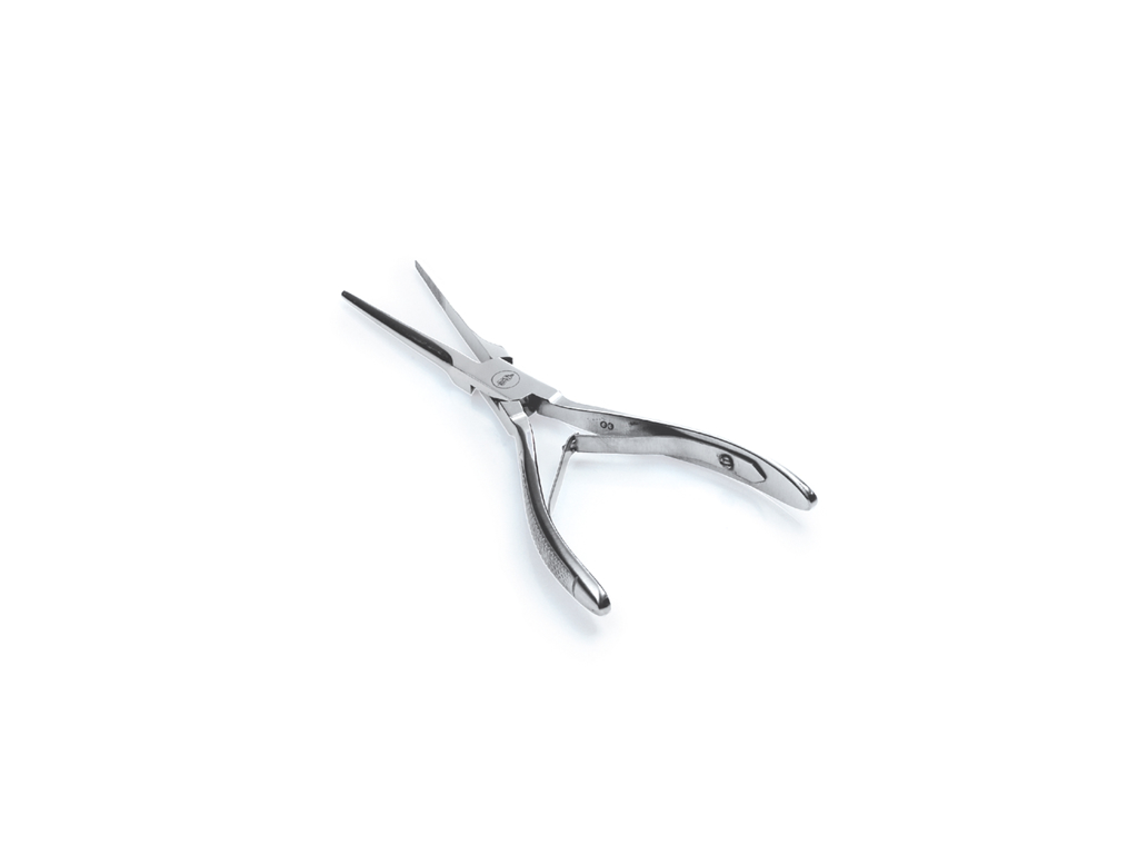 Laxtång, rak m/fjäder