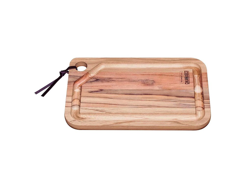 Skärbräda Teak 40x24x1,8 m. ränna och hål