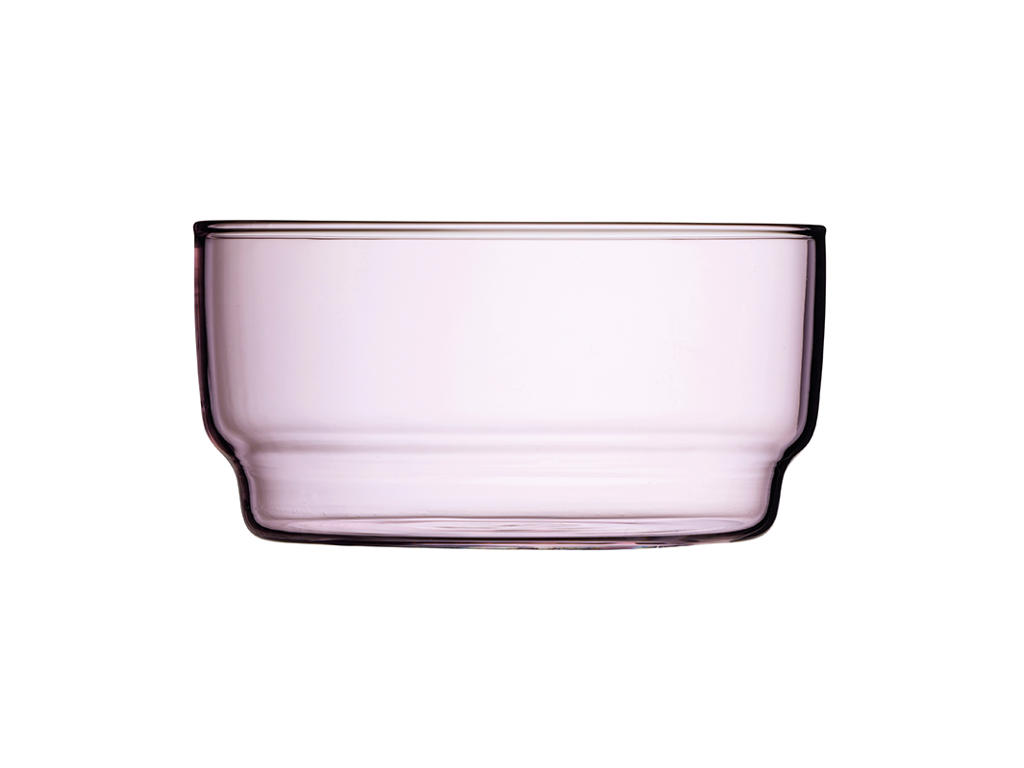 Skål Glas Torino 12 cm 2 st. Rosa