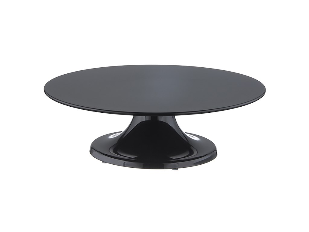 Tårtfat med svängbar botten - Svart - Ø32cm - 865g