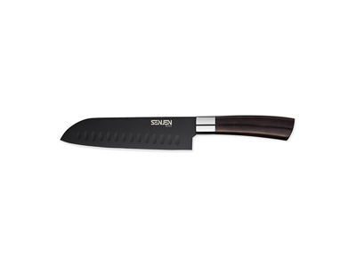 Santokukniv, 17,5 cm, Senjen Black
