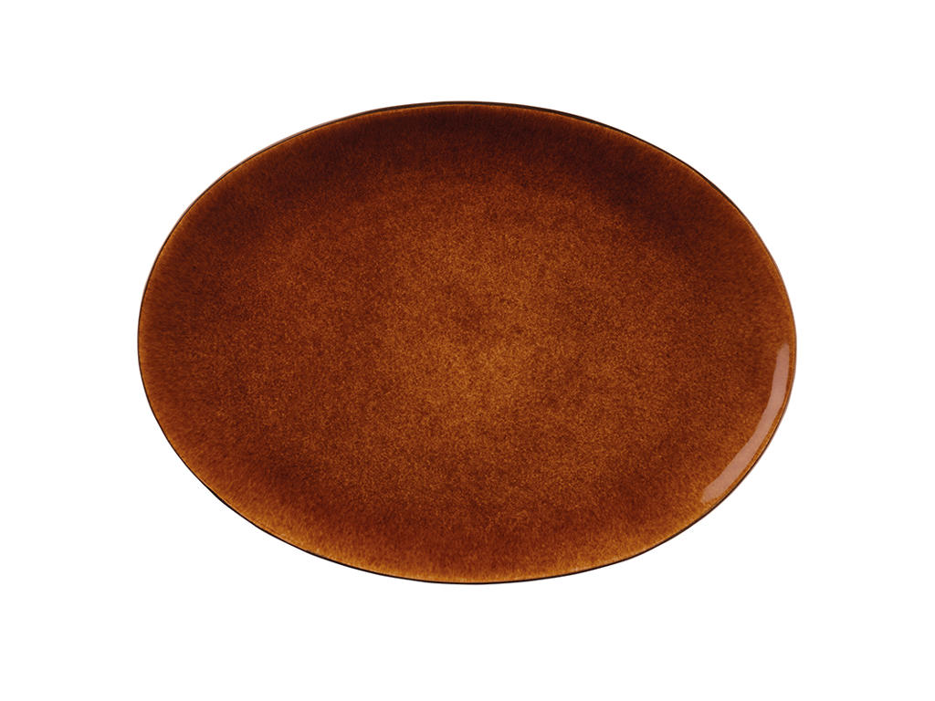 Bitz Fat 45x34 cm Svart/Amber