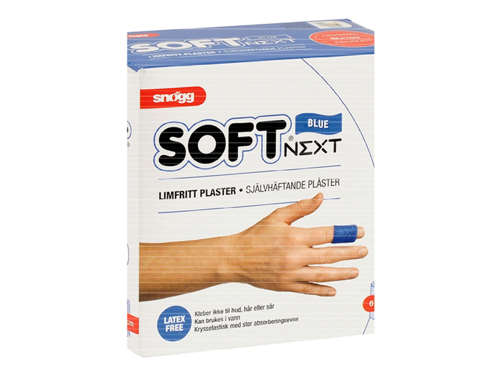 Plåster Blått 6 cm x 4,5 meter rulle