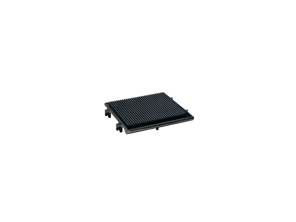 Grillplatta rillad t/1 spis 33x6x34 cm 70