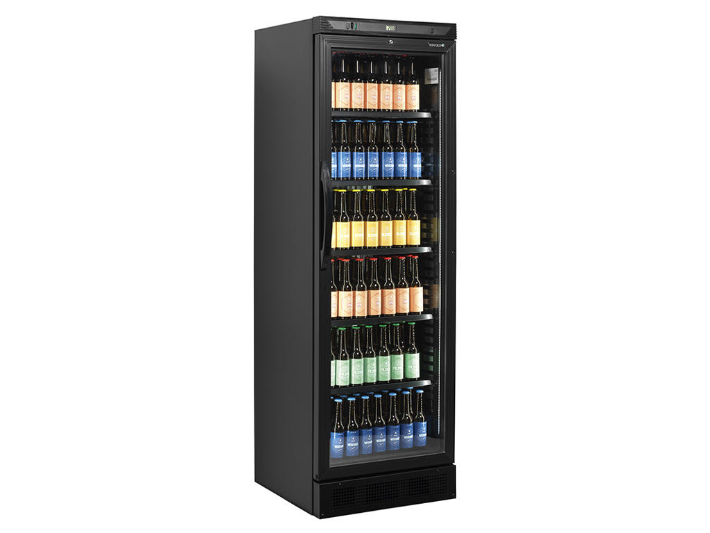 Displaykylskåp 358 ltr. Svart +2.+10