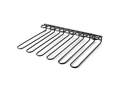 Glasupphängning Svart 5 rader tak/vägg Lacor