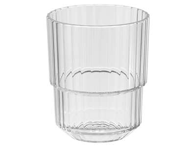 Staplingsbar glas 15cl Plast