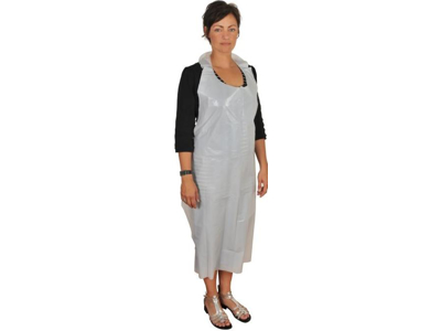 Engångsförkläde Vitt 130 x 80 cm 100 st