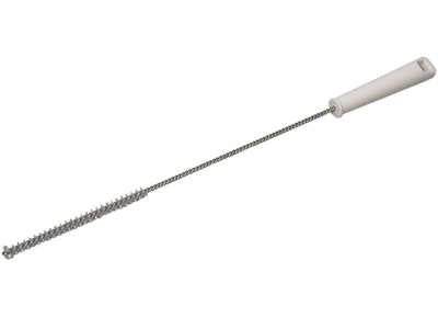 Rörrensare 500 x 10 mm. m.skaft vit