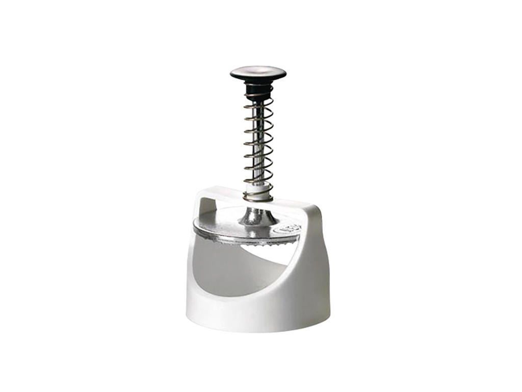 Böjformar Lätt 12,5 cm Ø i vit plast