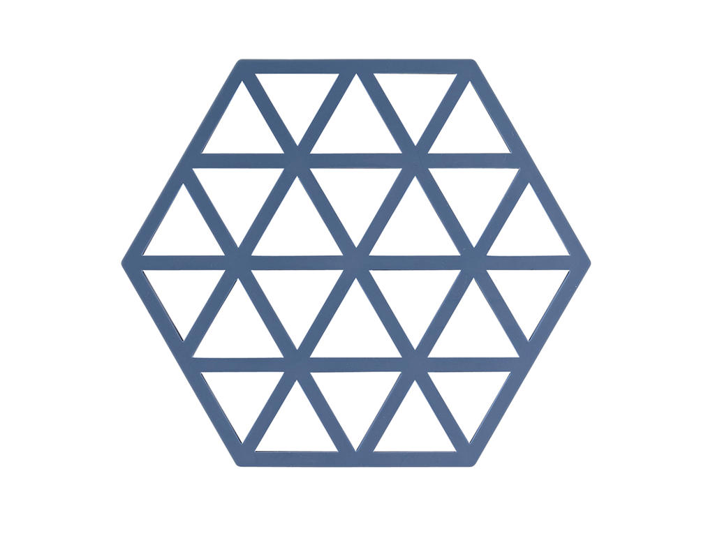 Bordstablett Zone Triangles 16x14 cm Blå