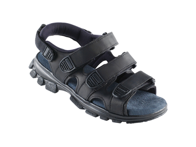 Treksandal Sort str 35