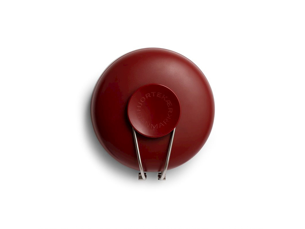 Wally röd väggmonterad digital köksvåg