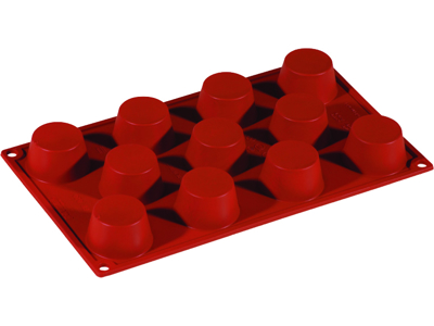 Bakform Silikon 1/3 GN, 11 muffins