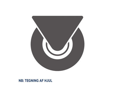 Hjul 4 st till CS bord