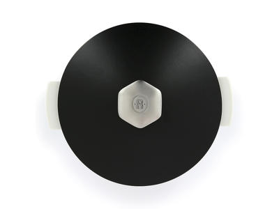 Lock till gryta Ø10 cm Satin Vit Revolution 2