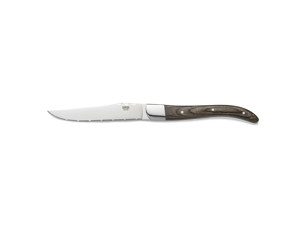 Steakkniv CARLOS Pakka Wood Brun 11 cm