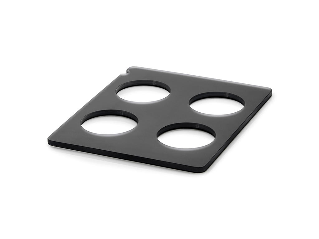 Bädd för 4 Flaskor 32,5x26,5 cm Antracit En Scen