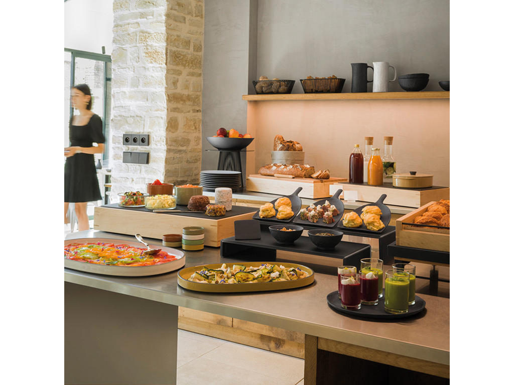 Bädd Stapelbar 39,5x19,5 cm Antracit Måltavla