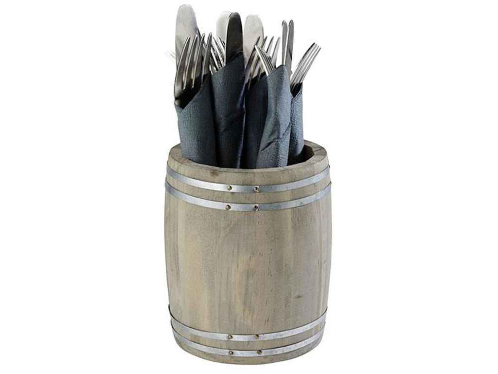 Mini tunna trä rund Ø11,5x14 cm