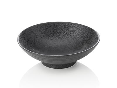 Skål i porslin svart - Ø 22,5cm - 0,7ltr - 70x225x225mm