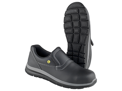 Arbetssko m/mikrofiber svart str 36